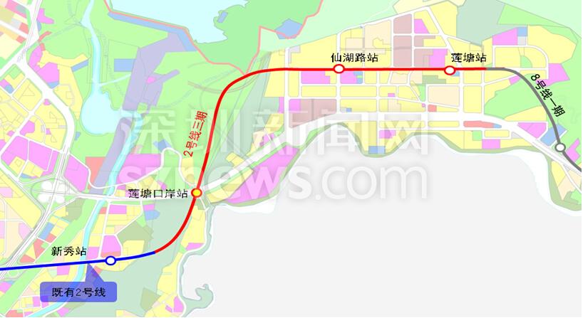 深圳地鐵2號線東延段（站點、線路圖、開通時間、最新消息）